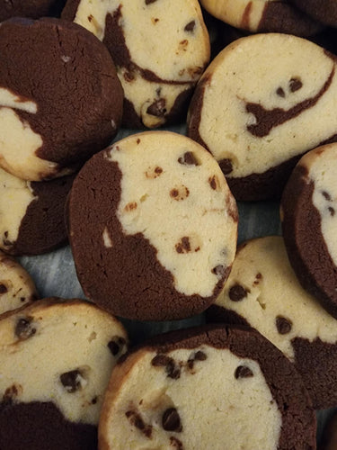 Chocolate, Vanilla Chocolate Chip Shortbread (The Cole Cookie) New Cookie!!