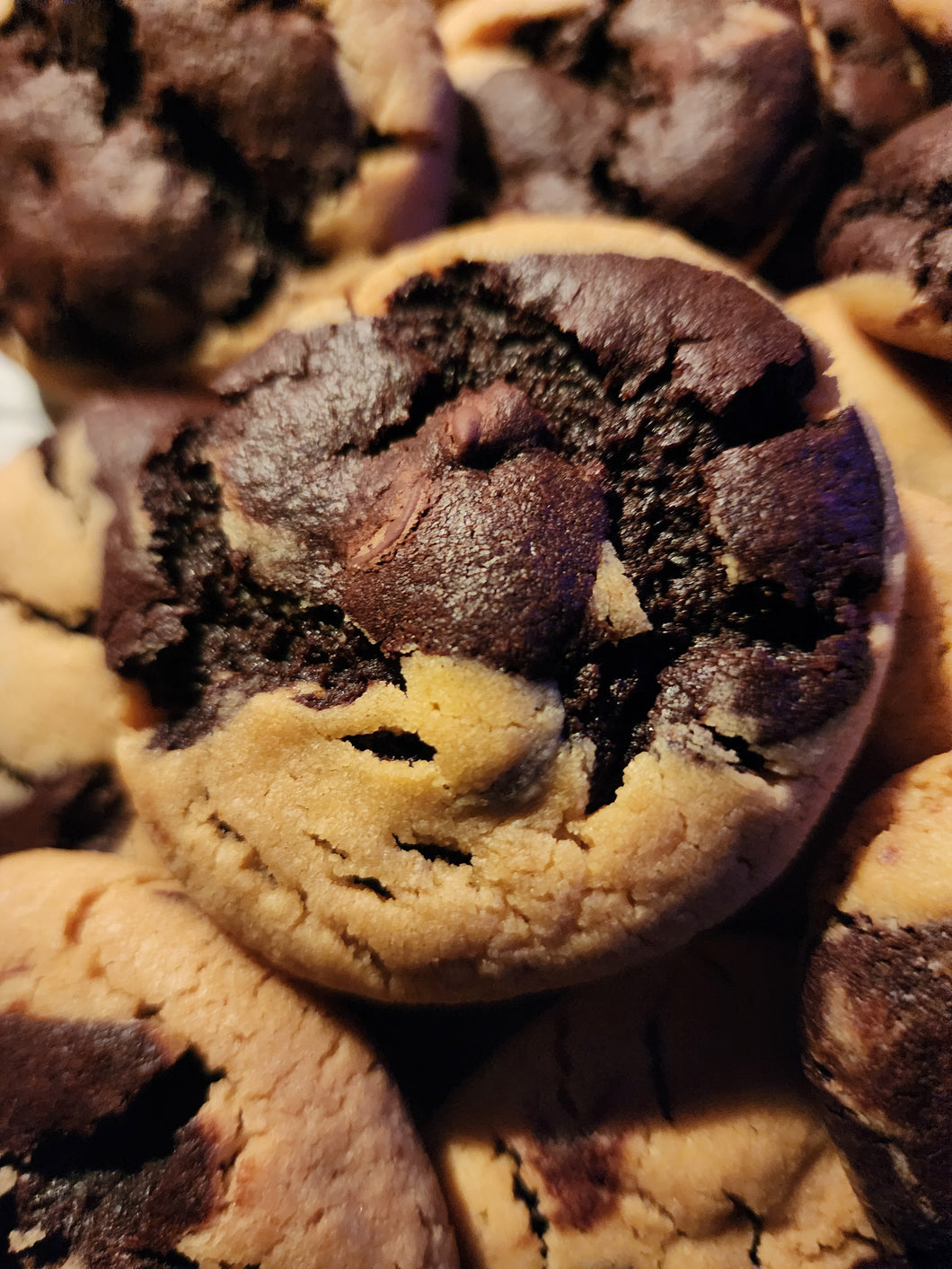Chocolate Chocolate Chip Peanut Butter Swirl (New Cookie!!)