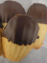 Tahitian Vanilla Bean Madeleines Dipped in Chocolate