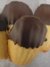 Tahitian Vanilla Bean Madeleines Dipped in Chocolate